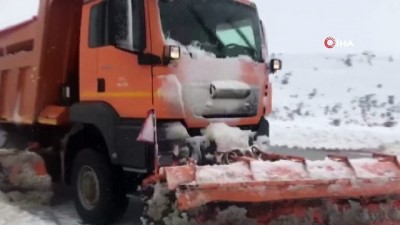 kar kureme araci -  Antalya-Konya karayolunda karakış manzaraları Videosu