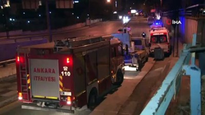  Başkent’te 2 katlı terk edilmiş ev çöktü 