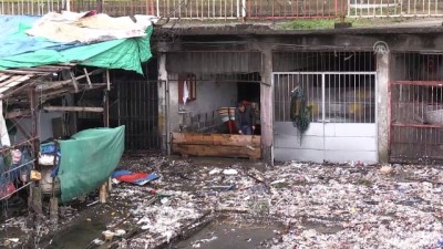 Deniz yüzeyi çöplerle kaplandı - RİZE