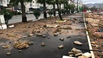 balik avi -  Fatsa’da dalgalar sahil şeridine zarar verdi  Videosu