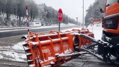 kar yagisi - Kar yağışı etkisini sürdürüyor - BOLU Videosu