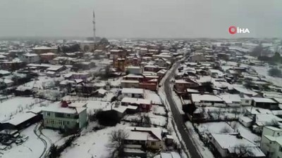 ayder -  Kar yağışı sonrası oluşan kartpostallık görüntüler havadan görüntülendi Videosu
