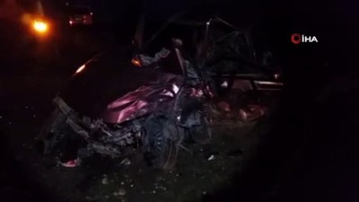  Otomobil ile cip çarpıştı: 5 yaralı 