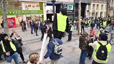 Sarı yeleklerin protestosu - PARİS