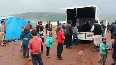 Suriyelilere gıda ve kışlık kıyafet yardımı - HATAY