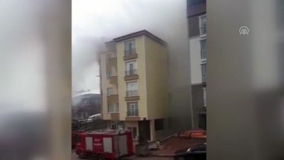 6 katlı binada yangın - BİLECİK
