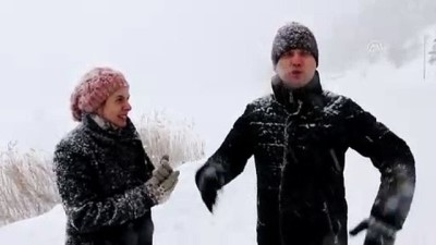 fayton - Abant Gölü kısmen buz tuttu - BOLU  Videosu