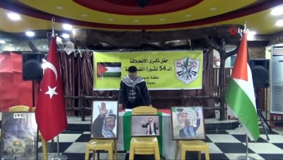 ulusal mars -  Kilis’te Filistin Ulusal Kurtuluş Hareketi’nin 54. kuruluş yıldönümü kutladı  Videosu
