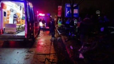 Otomobil ağaca çarptı: 2 yaralı - BURSA 