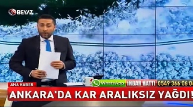 Ankara'ya aralıksız kar yağdı