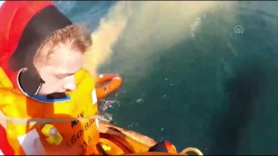 gemi kurtarma - Batan gemiden kurtarılma anı (3) - SAMSUN  Videosu