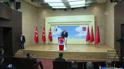 CHP Parti Sözcüsü Öztrak, gazetecilerin sorularını cevapladı - ANKARA