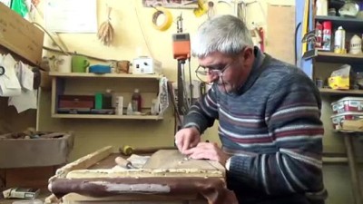 Devlet Bahçeli'ye özel tuğralı tablo yaptı - BİTLİS 