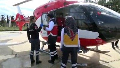 polis ozel harekat -  Mahsur kalan hastaya helikopterle ulaşıldı  Videosu