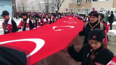  Sarıkamış Şehitleri için Kars’tan Eskişehir’e geldi 