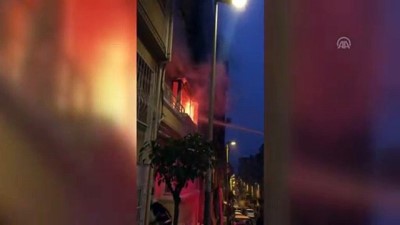 Şişli'de yangın - İSTANBUL 