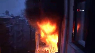  Şişli'de yangında can pazarı 