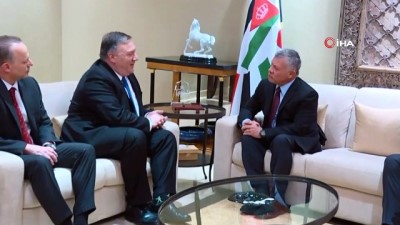  - ABD Dışişleri Bakanı Pompeo, Ürdün Kralı İle Görüştü