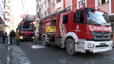 itfaiye merdiveni -  Esenyurt’ta 5 katlı apartmanın deposunda yangın Videosu