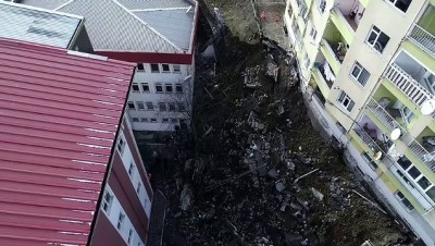 Eyüp Devlet Hastanesi 'Acil Servisi' tahliyesi - Havadan görüntüler - İSTANBUL