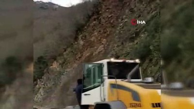 Giresun'da heyelan işte böyle geldi 