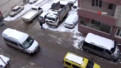  İnegöl beyazlara büründü