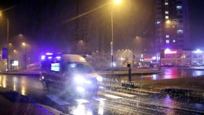Kahramanmaraş'ta kar yağışı