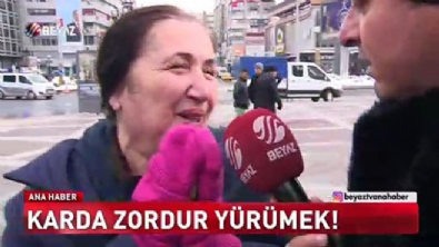 Karda zordur yürümek