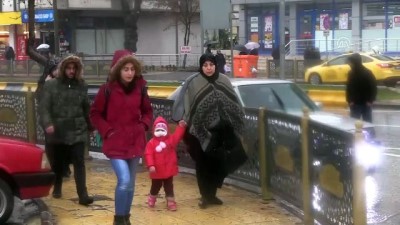 Sağanak hayatı olumsuz etkiledi - GAZİANTEP 