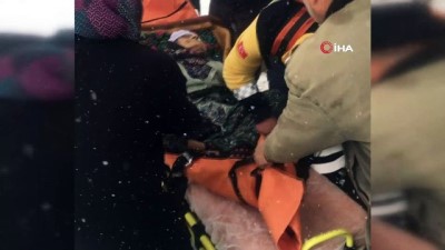 kar yagisi -  Uşak’ta paletli ambulans hastaların imdadına yetişti Videosu
