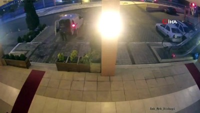  5 dakika içinde 350 bin TL değerinde soygun yapan hırsızlar güvenlik kamerasına yakalandı 