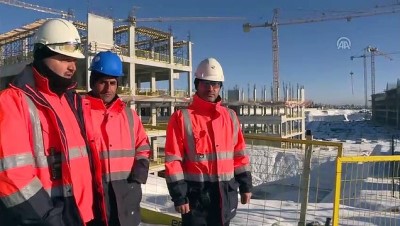 yuksek yargi - Bakan Kurum, Yargıtay binası inşaatını inceledi - ANKARA  Videosu
