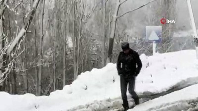 egitime kar engeli -  Şırnak'ta çığ düştü, köy yolu ulaşıma kapandı  Videosu