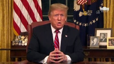 ticaret anlasmasi - Trump hükümetin kapanmasından Demokratları sorumlu tuttu - WASHINGTON  Videosu