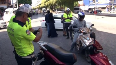 trafik denetimi -  Adana’da motosikletlere sürücülerine denetim  Videosu