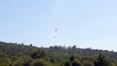 Urla'da makilik alanda yangın - İZMİR 