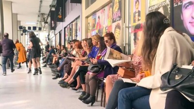 defile - Mercedes-Benz Fashion Week 2019 - İMÇ'de Şansım Adalı defilesi - İSTANBUL  Videosu