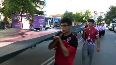 Samsun’da Amatör Spor Haftası yürüyüşü