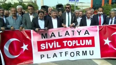 guvenli bolge -  Malatya’da STK'lardan harekata destek açıklaması Videosu