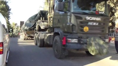 askeri konvoy -  Fırat Nehri’ne seyyar köprü sevkiyatı sürüyor Videosu