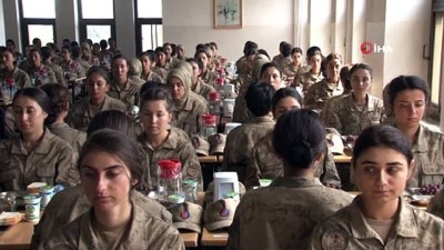  Jandarma Kadın Astsubaylar “Barış Pınarı”nda görev almak için hazır 