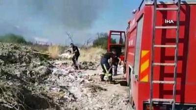 is makinesi -  Antalya'da hafriyat ve sera atıkları yandı Videosu