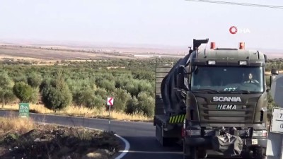 askeri arac -  Sınıra sevkıyatlar sürüyor  Videosu