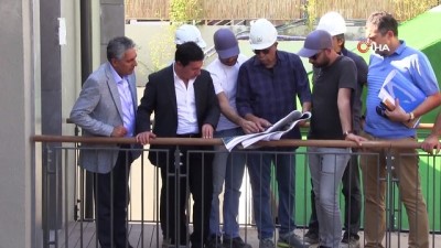  Bodrum Belediye Başkanı Ahmet Aras, yıkılan kaçak yapıları inceledi