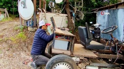 tahta araba -  Çocukluk hayali 4x4 elektrikli aracı 3 yılda yaptı  Videosu