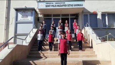  İlkokul öğrencilerinden Mehmetçiğe destek klibi 