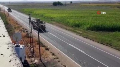  Suriye sınırına zırhlı araç sevk edildi 