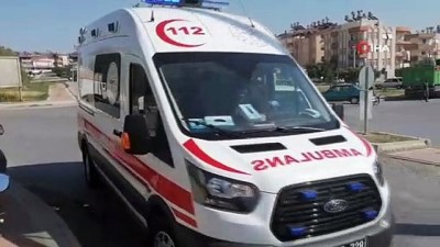 sanayi sitesi -  Antalya'da motosiklet ile kamyonet çarpıştı: 2 yaralı  Videosu
