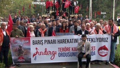 canli yayin -  Sındırgı’dan Barış Pınarı Harekatı'na destek Videosu