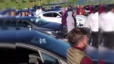 ikitelli -  İstanbul’da lüks otomobilli düğün konvoyu terörü kamerada  Videosu